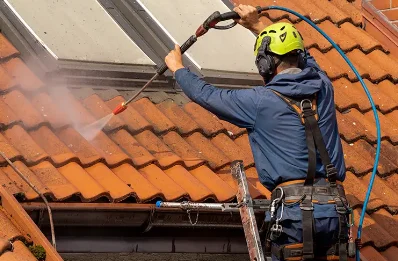 Démoussage et hydrofuge de toiture à Cluny
